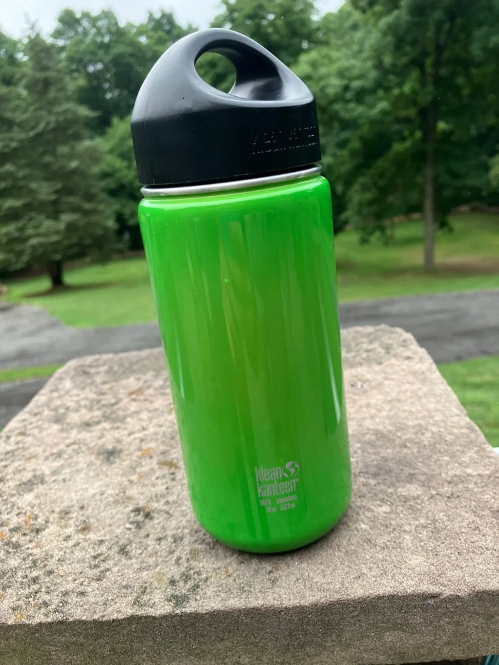Klean Kanteen Classic 18 oz Stainless Bottle - Green
